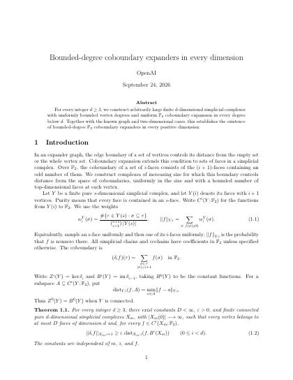 First page of Bounded-degree coboundary expanders in every dimension